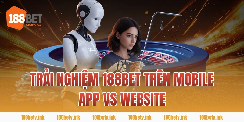 Trải nghiệm 188BET trên Mobile App vs Website